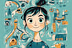 create a doodle style illustrations
