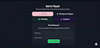 modern landing page html css