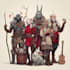 design an your dnd group party illustration