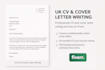 write a professional UK CV and cover letter