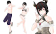 design custom 3d vtuber model in anime character 3d design with rigging