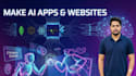 build ai mobile app, ai website, ai agent
