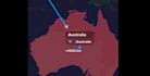 create stunning airplane flight path animation on world map