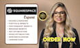 squarespace website design, edit squarespace website, squarespace website