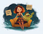 create comics and cartoon illustrations