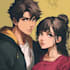 do your couple character with anime style