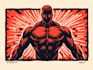 create awesome linocut illustration art