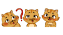 draw cute chibi emoticon, emoji, stickers in 24 hours