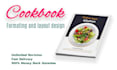 create a professional cookbook formatting and layout design