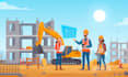 create modern flat design illustration