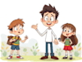 design cute cartoon characters