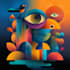 create abstract illustration for your business