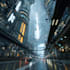 design cyberpunk futuristic city illustration