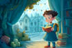 create magical children book illustrations
