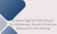 write catchy slogans and brand taglines for your business