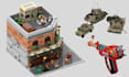 design custom detailed lego model, lego set with PDF instruction moc