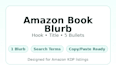 write your amazon book description blurb that sells