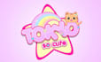 create a minimalistic cute anime, jrpg, cute kawaii logo for streamer