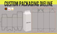 create custom packaging dieline with print ready files