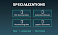 translate cnc, automotive, and engineering technical files