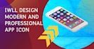 design modern and professional app icon