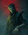 create creepy dark fantasy character illustrations