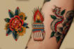 draw american tattoo design old school tattoo