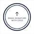 custom professional email signature with logo