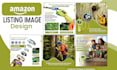 design high converting amazon infographic and product listing images