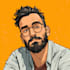 draw cartoon vector portrait with your face