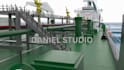 do 3d industrial ship animation oil tanker explainer and technical visualization