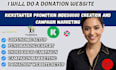 donation website kickstarter promotion indiegogo creation and campaign marketing
