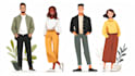create professional flat design vector illustrations
