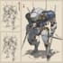 draw or design mechs robots concepts art