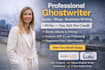 ghostwrite ebook fiction, nonfiction ghost writer, memoir ghost ebook write