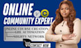 skool setup skool community manager circle so mighty network online community