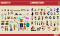 do 2d pixel art characters and objects