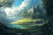 create fantasy landscape illustrations