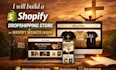 christian shopify dropshipping store shopify website design