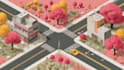 draw 2d isometric illustration