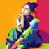 do a professional pop art portrait