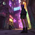 do cyberpunk sci fi futuristic city