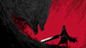 draw custom dark berserk style art in high quality