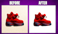 remove background images with white or transparent