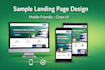 responsive frontend website using HTML CSS and bootstrap