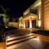 exterior lighting design, facade or landscape lighting