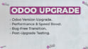 odoo database migration and odoo version upgrade