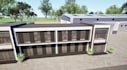 revit3d industrial building,warehouse render,solar panel plan design,real estate