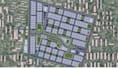 buildup community house unit, render master plan, urban development, aerial view