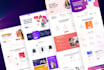 do website development as full stack web developer, front end, backend developer